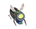ÃÂ¡ombat robot insect with weapon. Cartoon character